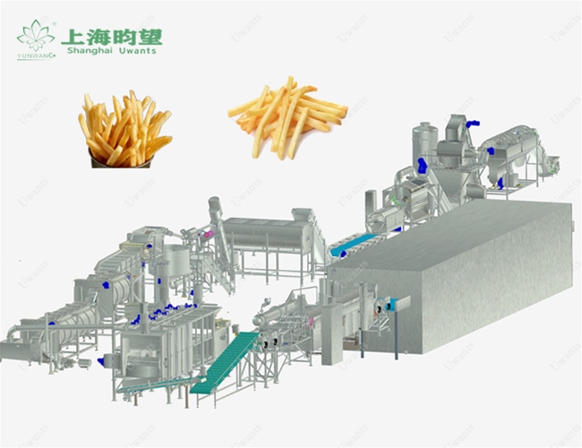 1-2噸薯?xiàng)l生產(chǎn)線